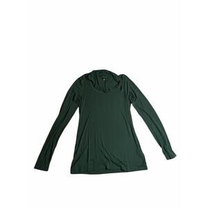 Banana Republic Green Cowl Neck Flowy Soft Long Sleeve Top St Patricks Small